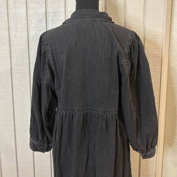 Madewell Denim Babydoll Dress, size medium. - Picture 4 of 7